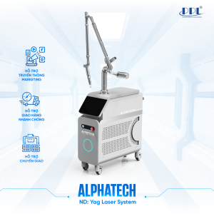 THIẾT BỊ ĐIỀU TRỊ SẮC TỐ DA - XOÁ XĂM - ALPHATECH - PICOSECOND - 1064 LONG PULSE ND: Yag Laser System